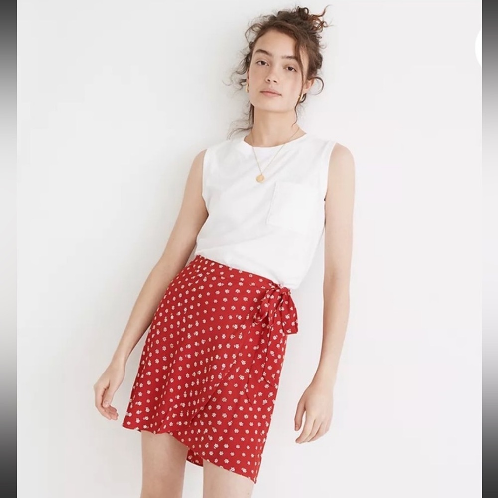 Madewell Wrap Mini Skirt